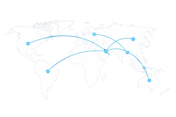 Global reach map